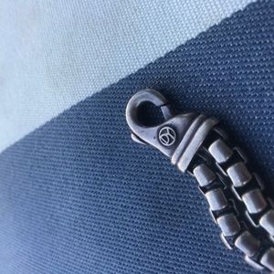 David Yurman Men's Bracelet Silver Large